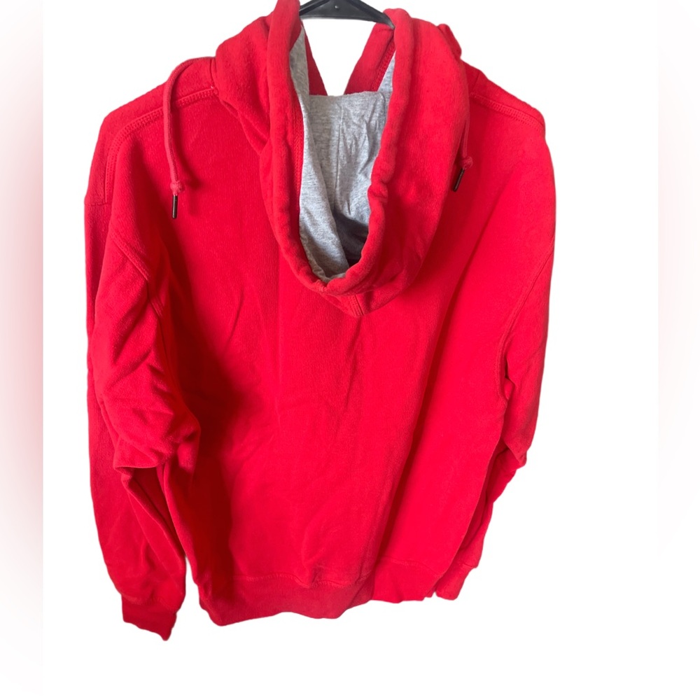 Champion Bold Red Men's Hoodie Size Medium - Picture 3 of 5